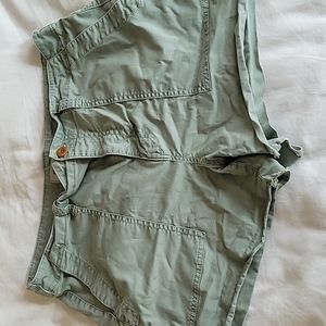 Madewell Green Cotton Shorts